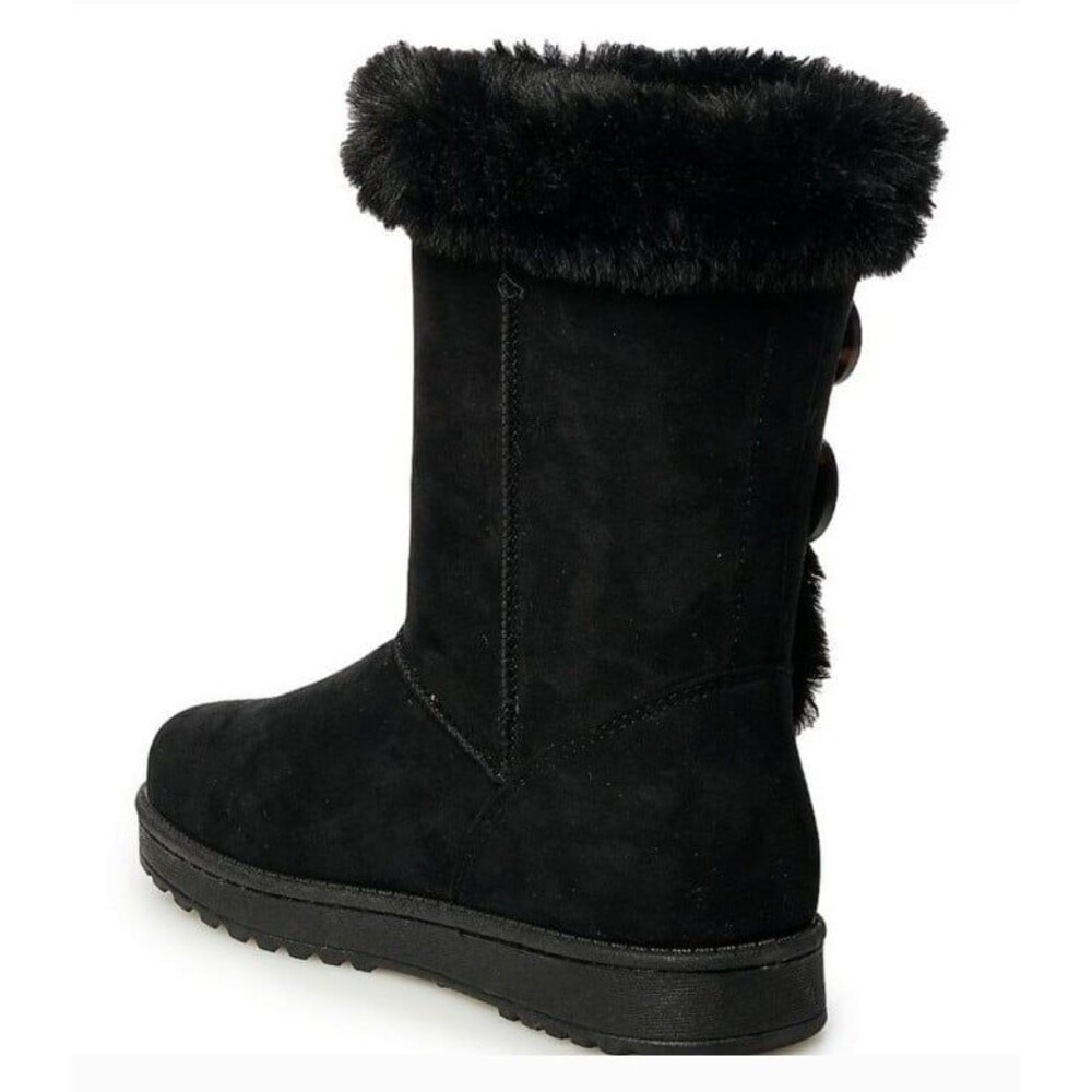 SO Abigail Faux-Fur winter boots Size 9.5  Color: Chestnut - Picture 6 of 8
